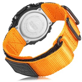 DAVILANE 16mm Watch Band Strap for Casio Mens G-Shock DW5600/6900/8900,GA100/110/120,GD100/110/120,GW6900,GDF-100,Upgraded Three Buckles Nylon Watch Band