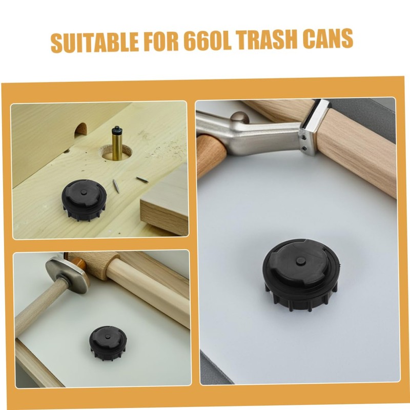 CHILDWEET 2pcs Leak Garbage Bin Stopper Weather Resistant Drain Plug