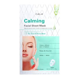 Cala Calming facial sheet mask 5 count, 5 Count
