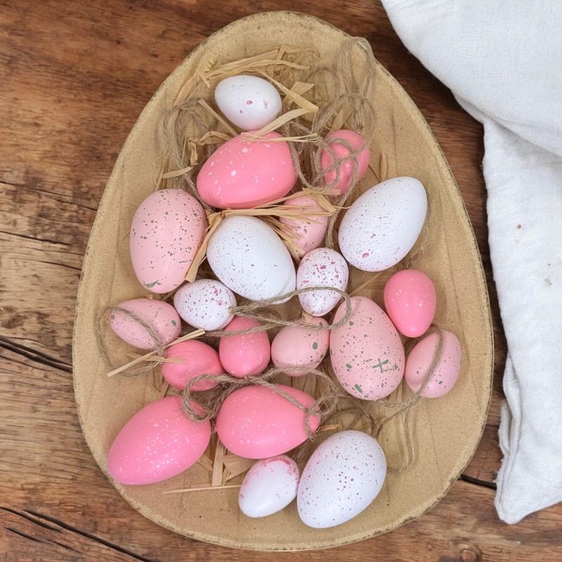 MIJOMA 20 Piece Easter Egg Set - Realistic Looking Plastic