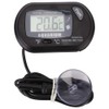 Qcwwy Aquarium Thermometer, Submersible Suction Cup and Deep Waterproof Digital