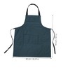 ABOOFAN Oil Kitchen Apron Waterdrop Resistant Bib Apron with Pockets