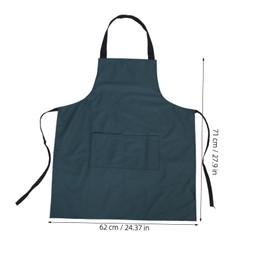 ABOOFAN Oil Kitchen Apron Waterdrop Resistant Bib Apron with Pockets for Men and Women Lightweight and Comfortable for Home Studio and Lab Use