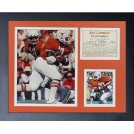 Legends Never Die "Earl Campbell Texas Longhorns Framed Photo Collage, 11 x 14-Inch, (12216U)