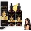 2pcs Conditioning Hair Aceite de Comino Negro 60ml, Aceite de