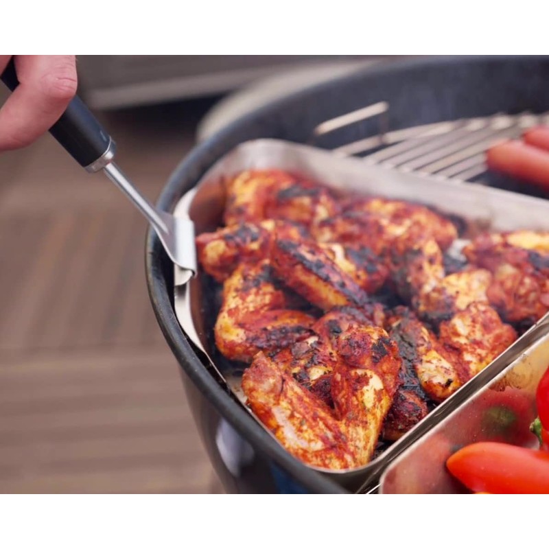 BBQ Grill Basket for Kettle Grills The Kettle Grill Accessories