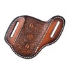 Leather Pocket Folding Knife Sheath Belt Holster Knives Case EDC