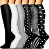 Copper Compression Socks Women & Men(6 Pairs) - Best for