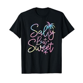 Salty But Sweet Cute Tie Dye Palm Tree Starfish Beach Summer T-Shirt for Men Women Kids