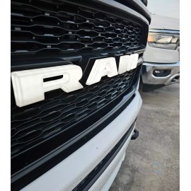 Xtreme Trux White LED Lighted Letters For Ram Rebel Style Grille Aftermarket Set