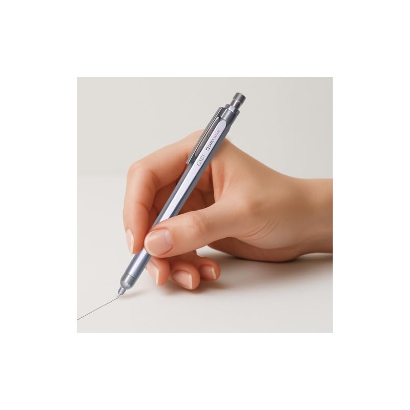 Auto Roller Gel Ballpoint Pen GS01 Silver GS01-G5-SV