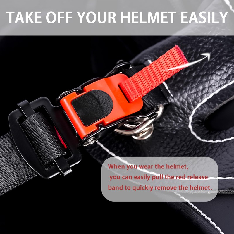 Yecream Helmet Quick Release Buckle Kit - Friendly Replacement for