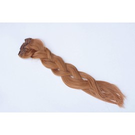 TRESSMATCH 20"-22" Remy Human Hair Clip in Extensions Thick to Ends Light Auburn/Red (Color #30) 10 Pieces(pcs) Full Head Volume [set weight:5.3oz/150grams) …