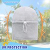 Duoyeree Baby Sun Protection Hat with Neck Flap Comfortable Summer