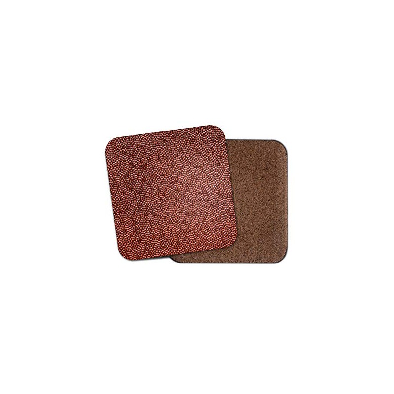 1 x American Football Coaster - Leather Dad Brother Sports
