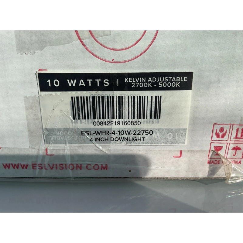 Case (12) New ESL Vision LED Slim Downlight Series 4