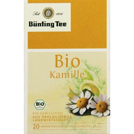 Bünting Tee Bio Tee Kamille , 3er Pack (3 x 30 g)