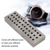 36 Holes Steel Drilling Carving Hole Punching Plate Watch Repairing