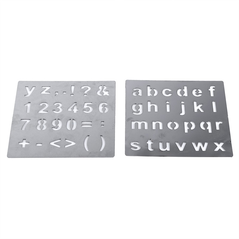 1 Set Pyrography Wood Working and Soldering Tips Alphabet Numbers