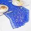 Juya Delight Blue Table Runner 25"x120" Glitter Sequin Iridescent Table