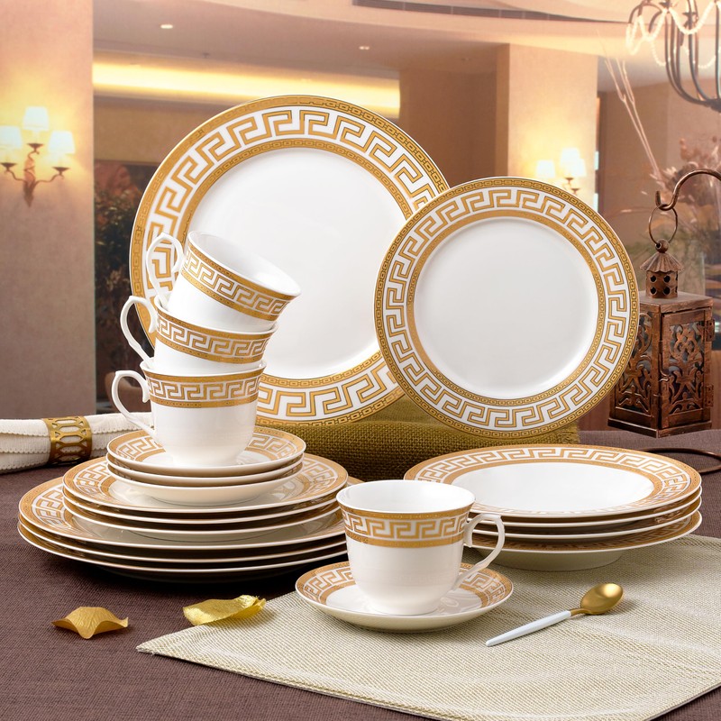 Joseph Sedgh Collection 20-Piece Bone China Dinnerware Set, Service for