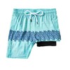 IRELIA Boys Swim Trunks with Boxer Brief Liner Compression Swimming
