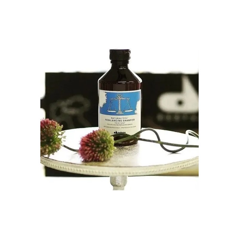 Shampoo Sin Sulfato Davines Rebalancing Cabello Graso 250 Ml