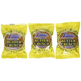 Linden's Butter Crunch Cookies 3 Cookies Per Pack (18 -1.75 Oz. Packs Per Box)