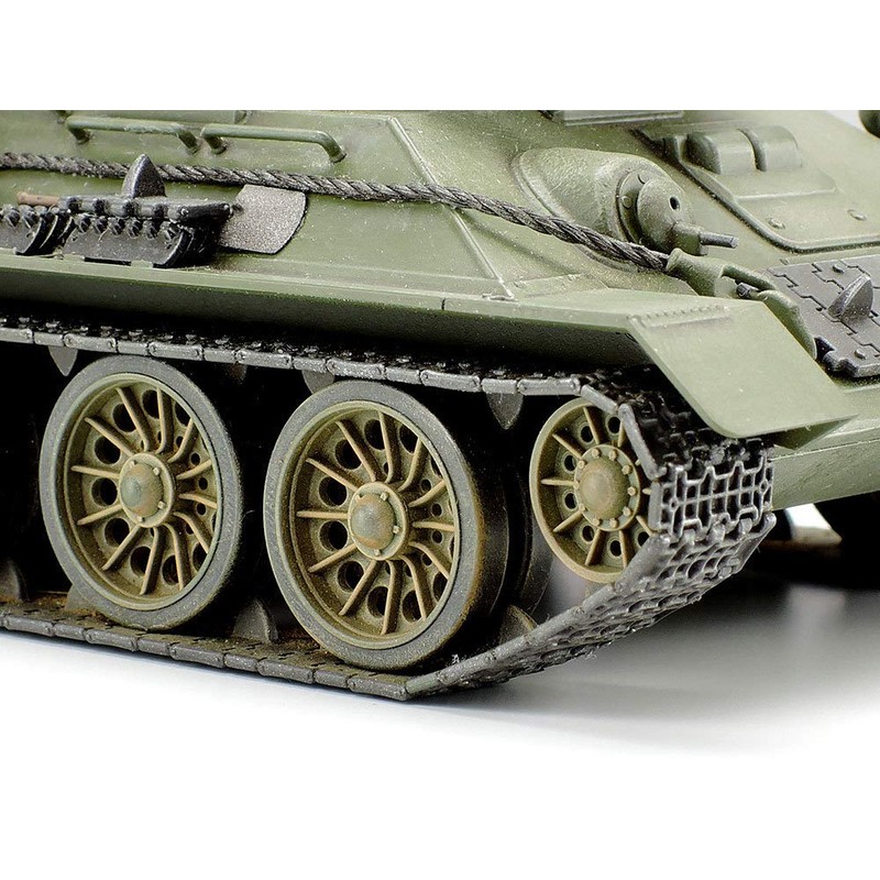 TAMIYA 32599-000 TAM32599 1:48 Rus. with Pz. T-34/85, Model Building,