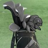 Andux Mesh Mallet Putter Cover Golf Putter Head Covers Gray,