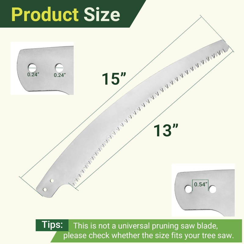 7100-1 Pruning Saw Blade 13" Replacement for Corona RS 7120
