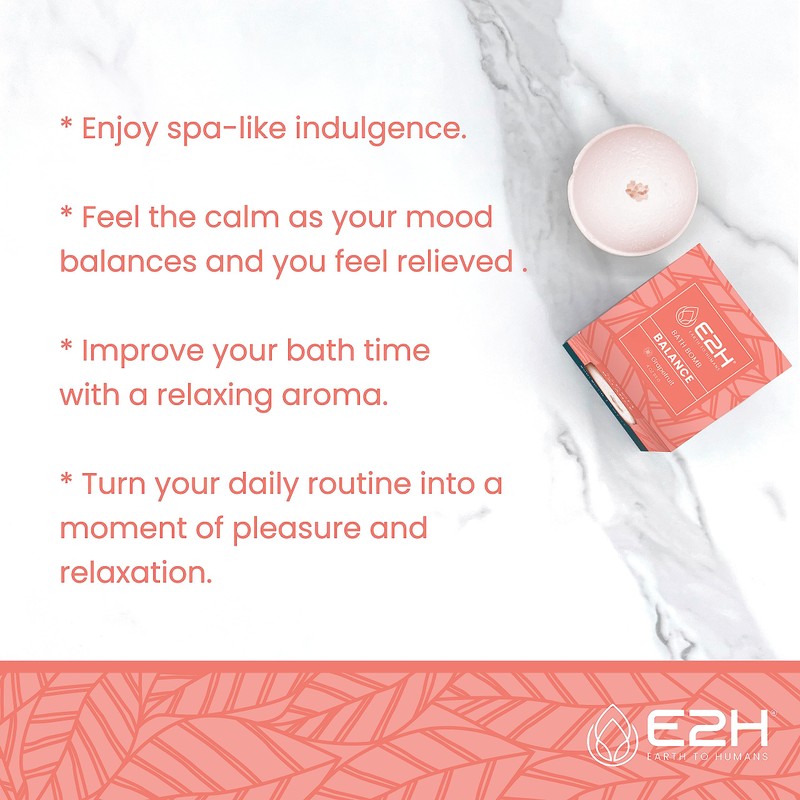 E2H Balance Bath Bomb - Grapefuit Scent