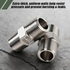 Hex Nipple 1/2" NPT Male x 1/2" NPT Male Threaded