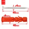 Dowel Set 8 x 40 with Screws 4 x 40