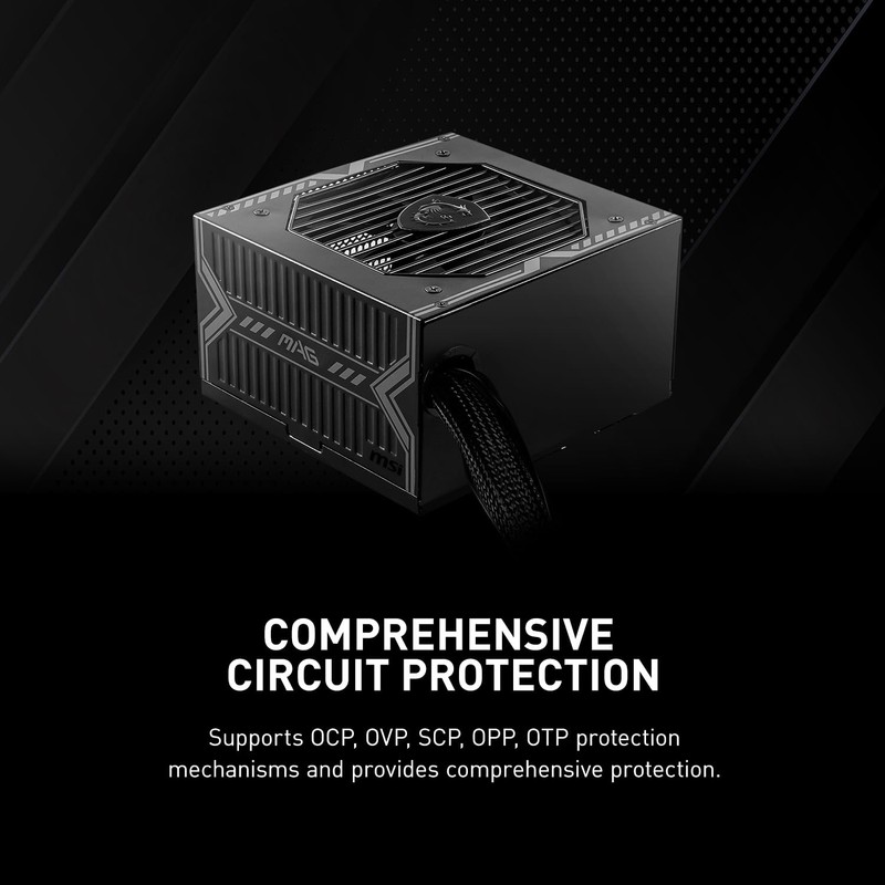 MSI MAG A650BN Gaming Power Supply - 80 Plus Bronze