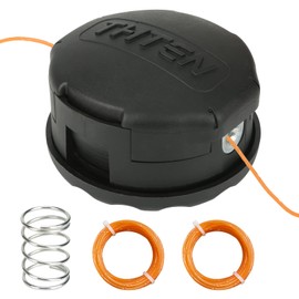 THTEN 99944200907 Trimmer Head for Echo Speed Feed 400 SRM-225 SRM-230 SRM-210 GT225 SRM Model Trimmers Pas210 Pas211 Pas225 Straight Shaft Weed Eater with 0.095" Spool Line and Spring