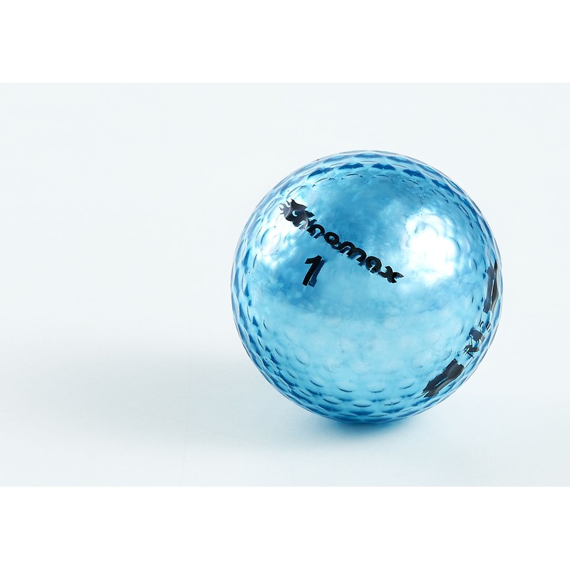 Chromax Metallic M5 カラーゴルフボール (3パックチューブ) ブルー