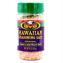 NOH Foods of Hawaii Hawaiian Seasoning Salt (Original (Alae'a and Rock Salt), 9 Ounce)