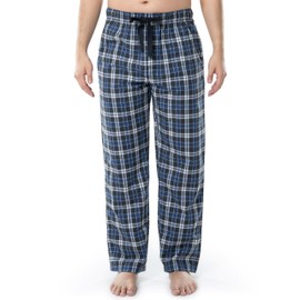 Fruit of The Loom Men's Woven Sleep Pajama Pant, Black Plaid, Medium