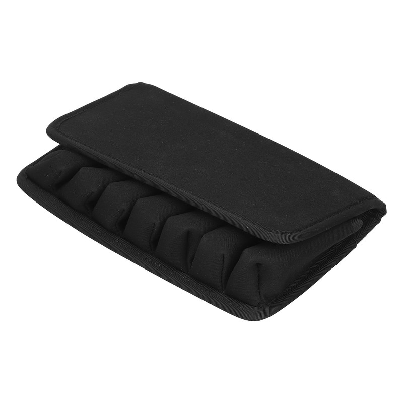 10 Holes Harmonicas Storage Bag Portable Black Eva Shockproof Cloth