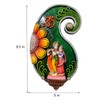 Purpledip Resin Wall Hanging Radha Krishna: Collectible Wall Decor for