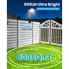 Thumok Clip on Solar Lights for Fence,1-Second Install Solar Fence