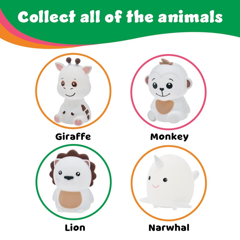 LitezAll Giraffe Squishable Silicone Lantern – Color Changing Night Light