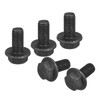 sourcing map M10x20mm Hex Serrated Flange Bolts 10.9 Grade Carbon