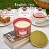 M&SENSE Plaid Pattern 3 Wick Soy Candles,11.64 oz Large English