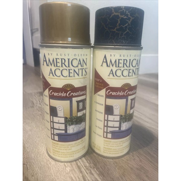 Rust-Oleum Vintage 1997 American Accents Rust-Oleum crackle creations Custom Paint