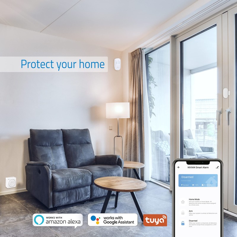 Nivian - Home & Business Alarm System with No Monthly