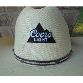 COORS LIGHT BLACK COORS LIGHT MOUNTAIN BACK DROP ADHESIVE BACK PATCH  2.25 BY 1.5"