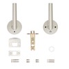 Kwikset Milan Interior Privacy Door Handle with Lock, Door Lever