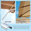 MorningRo 16 Pack Patio Umbrella Rib End Clips 1'' Umbrella